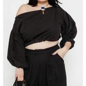 NEW COSSAC boho blouse in black
